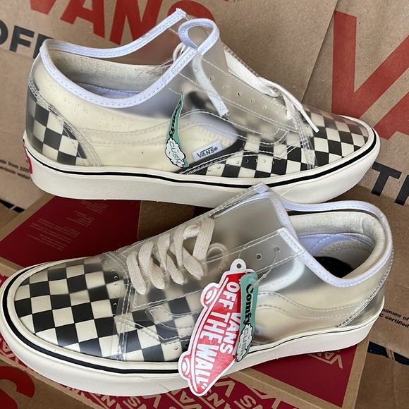 Vans Comfycush Slip-Skating Checkerboard Black/White WMNS - Picture 11 of 16